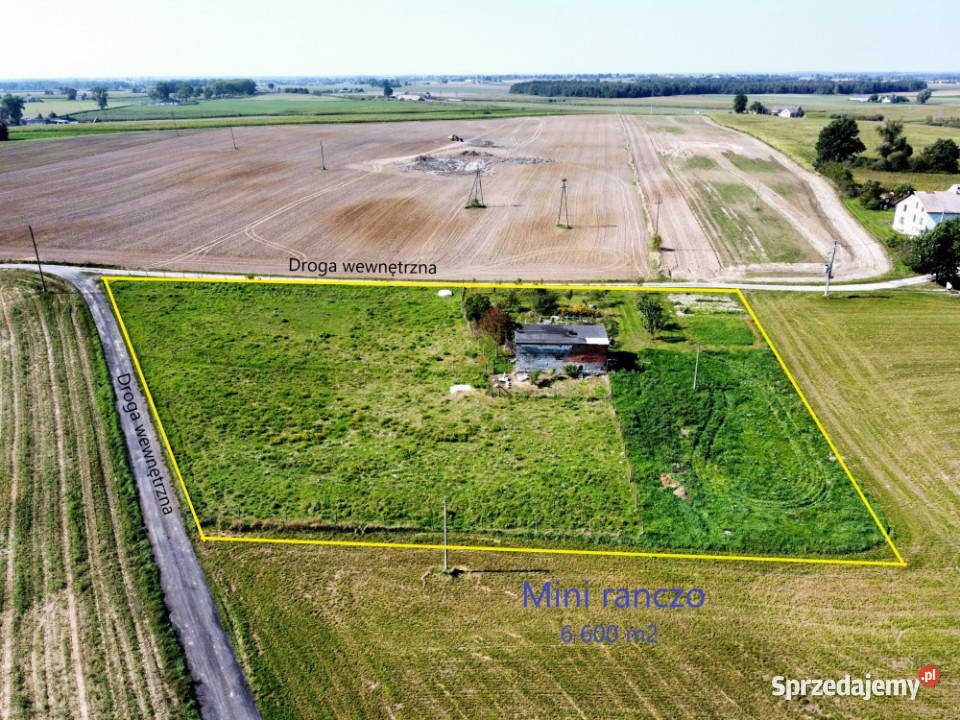Mini ranczo pośród jezior Buk Góralski 6600m2 sprzedam