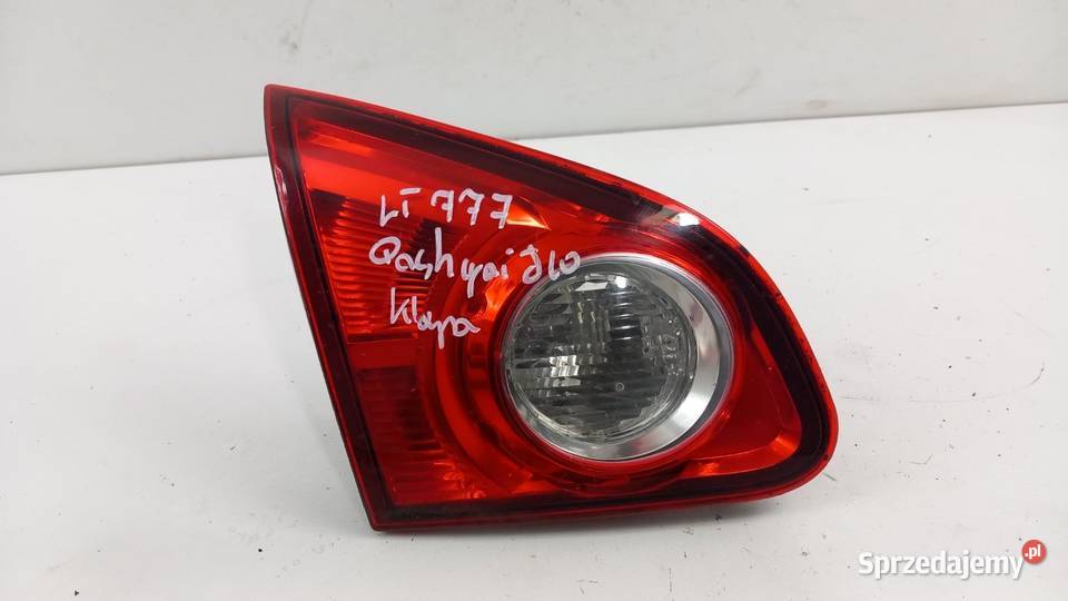 NISSAN QASHQAI J10 LAMPA TYŁ LEWA W KLAPĘ Światła stop Światła stop Zbierkowo