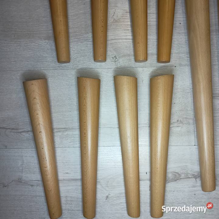 Nogi Drewniane Bukowe Różne rodzaje Nowe Nogi Zabrze sprzedam