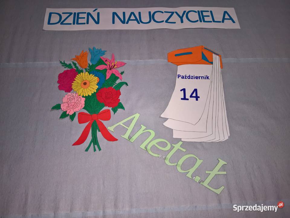 Dekoracje na Dzień Nauczyciela z brystolu 504 Garwolin