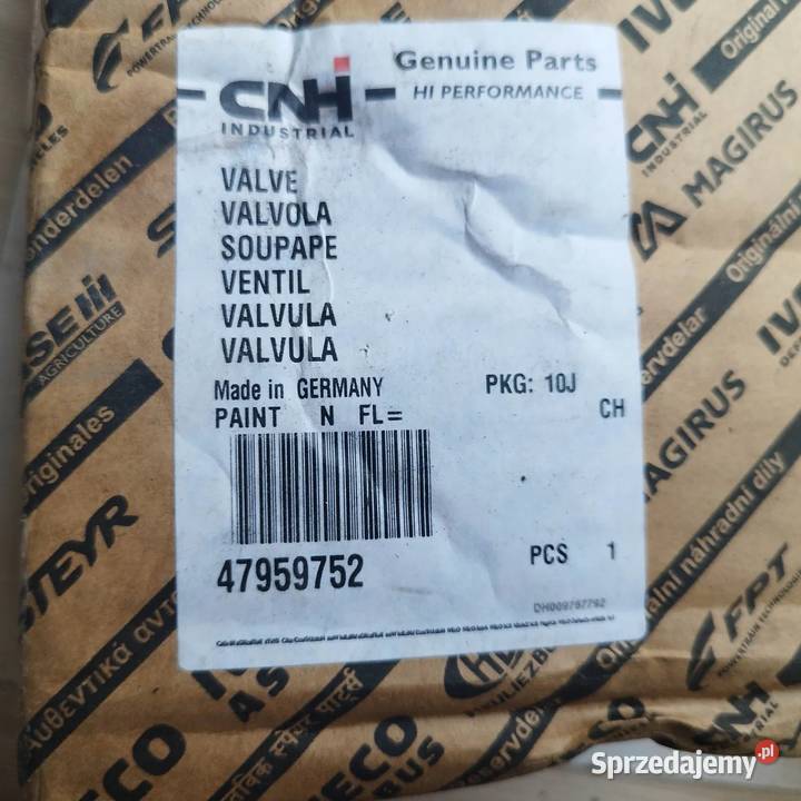 Zawor case farmlift cnh ładowarka 47959752 Pozostałe łódzkie Łowicz