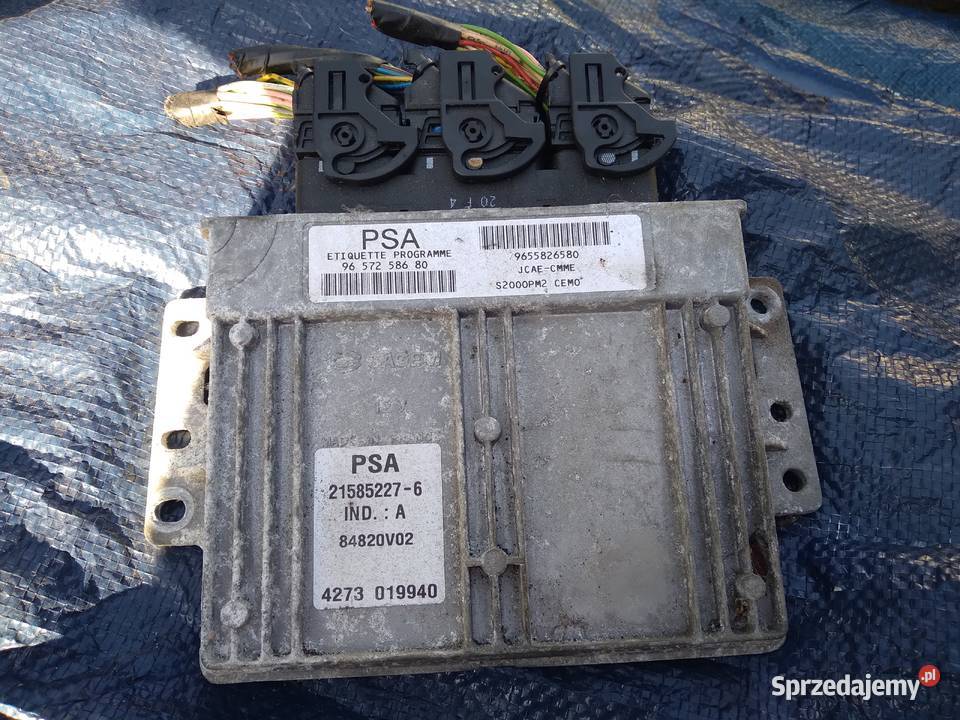 Citroen Xsara Picasso komputer sterownik silnika osobowe Układ elektryczny Części samochodowe Strzelce Krajeńskie