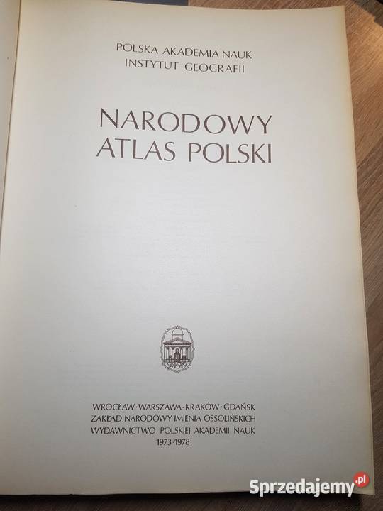 Narodowy Atlas Polski Leszczycki Stanisław red