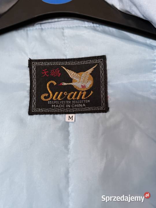 Dlugi plaszcz meski w blekitnym kolorze Kurtki i płaszcze