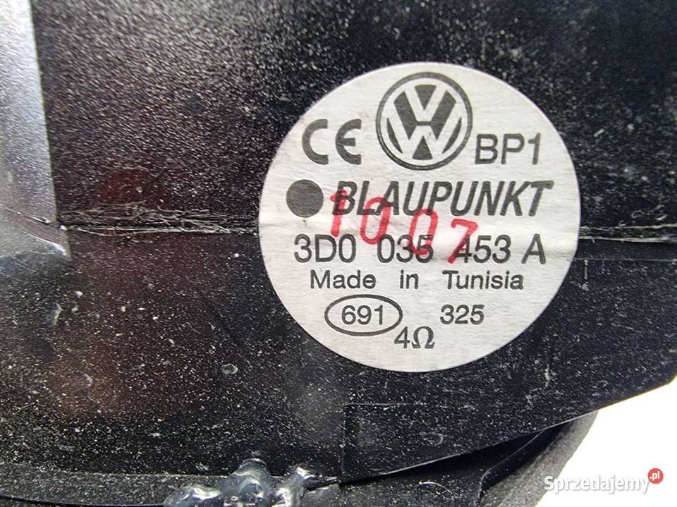GŁOŚNIK VOLKSWAGEN PHAETON 3D0035453A Lipno