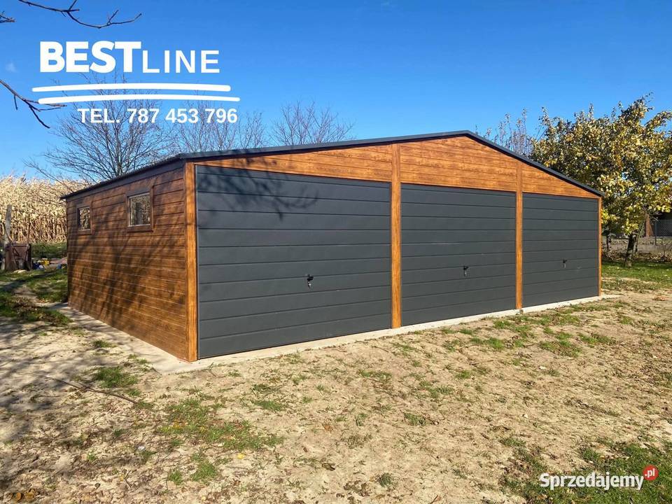 Solidny garaż 9x580 z profili zamkniętych Lublin sprzedam