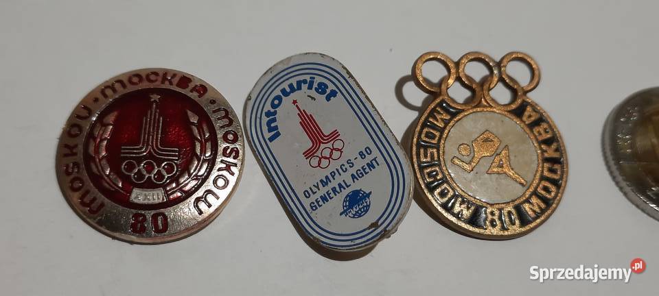 odznaki 3 Olimpiada Moskwa 1980 Rosja ZSRR 5 Warszawa