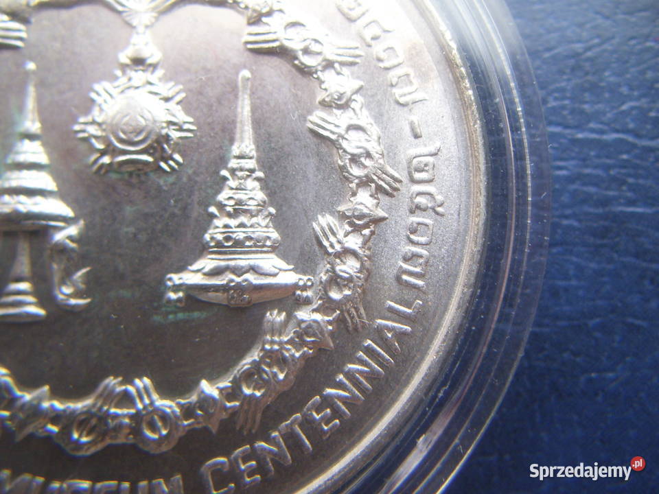 Stare monety 50 batów 1974 Tajlandia stan Lesko