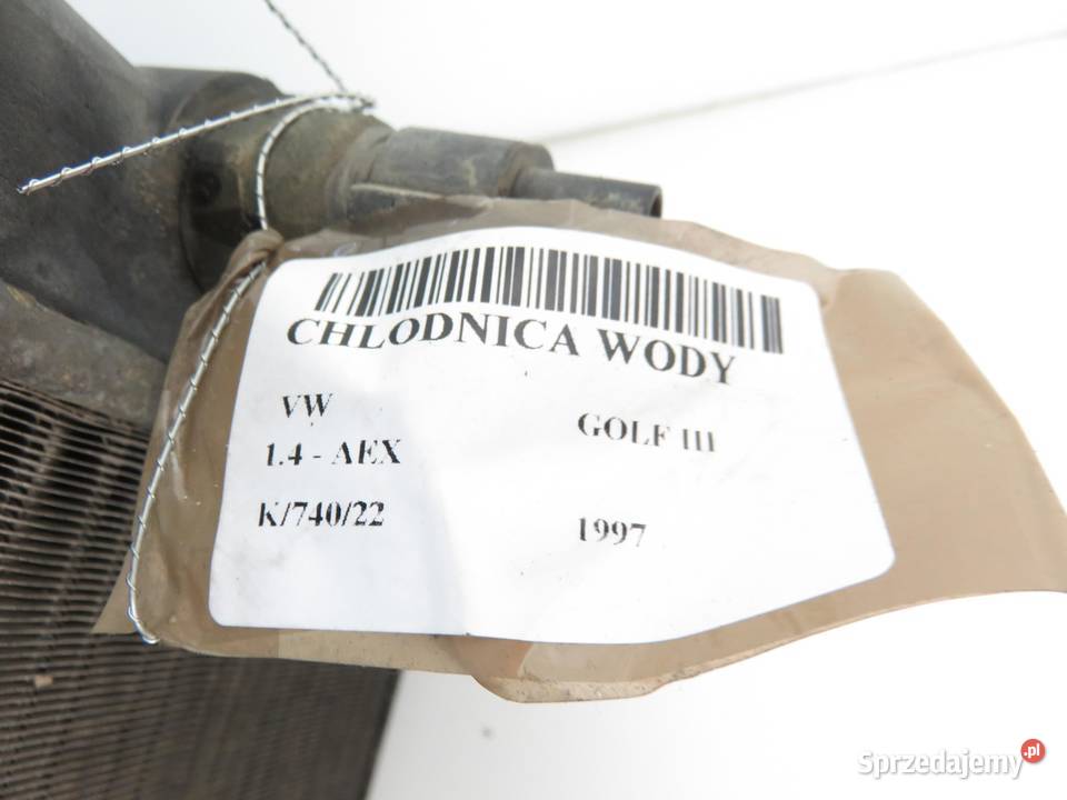 CHŁODNICA WODY VW GOLF III 14 B 6N0121253B małopolskie