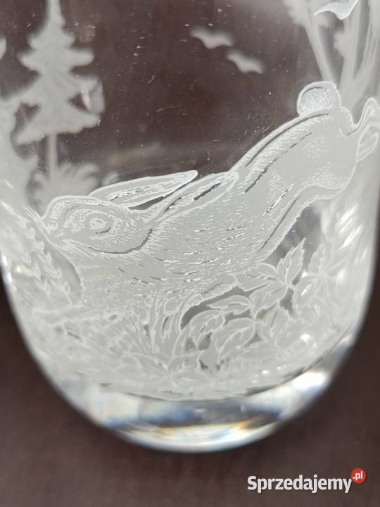 Szklanki z motywami zwierząt 4 mazowieckie Warszawa