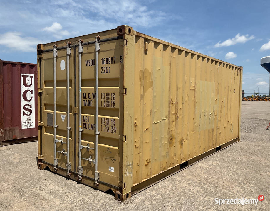Kontener morski magazynowy 20DV 6 metrowy Lublin