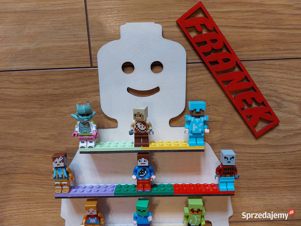 Półka na ludziki lego z dowoln imieniem wys 40 Siedlce sprzedam