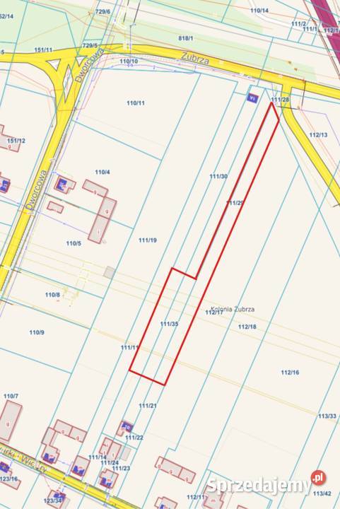 Działka pod dzierżawę 500m terminala lotniska Ożarowice
