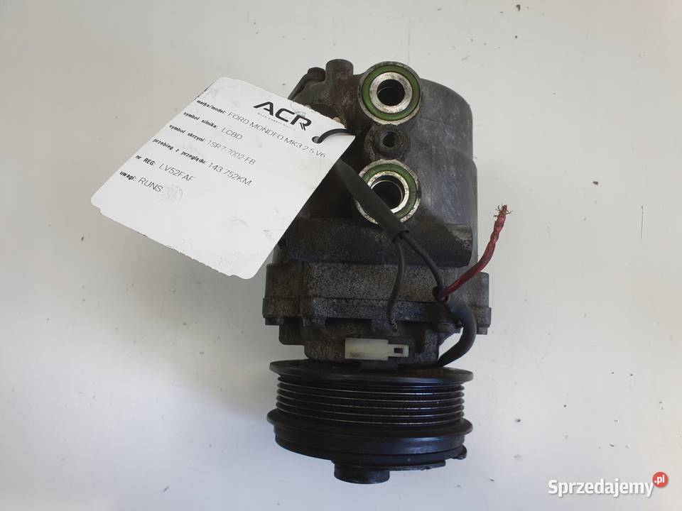 Ford Mondeo MK3 25 V6 SPRĘŻARKA KLIMATYZACJI Kompresory klimatyzacji Janów