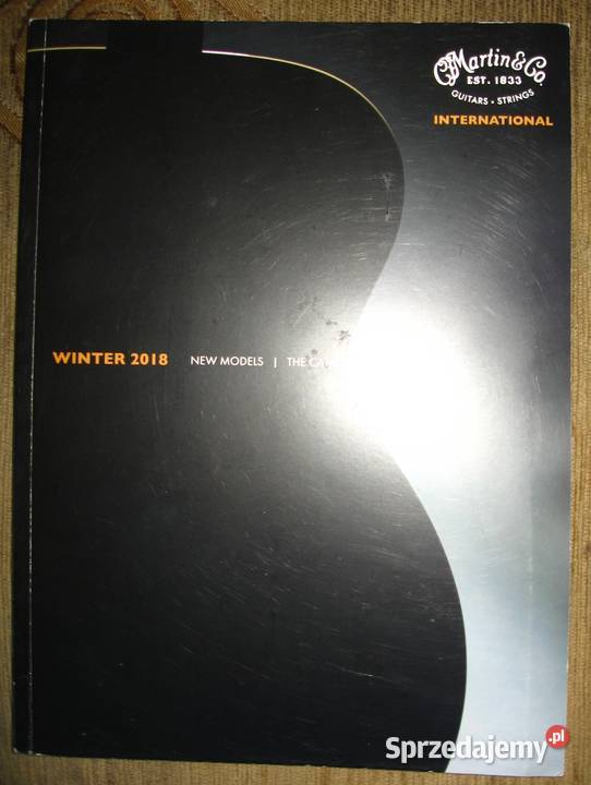Martin 2018 guitar catalog katalog gitar Kępice