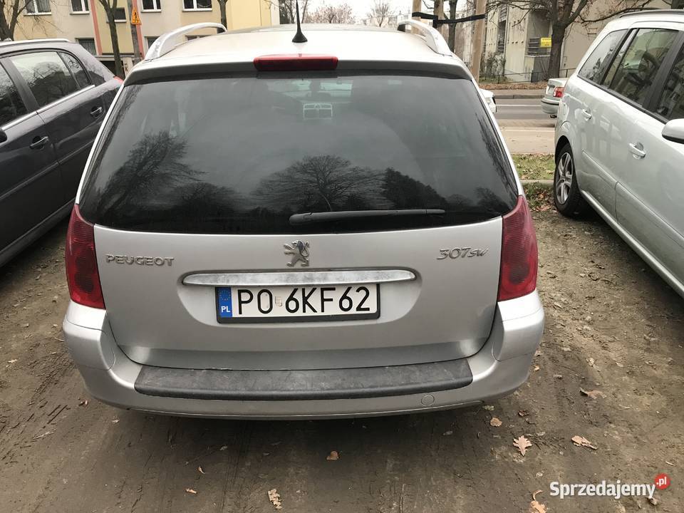 Peugeot 307 uszkodzony Poznań sprzedam
