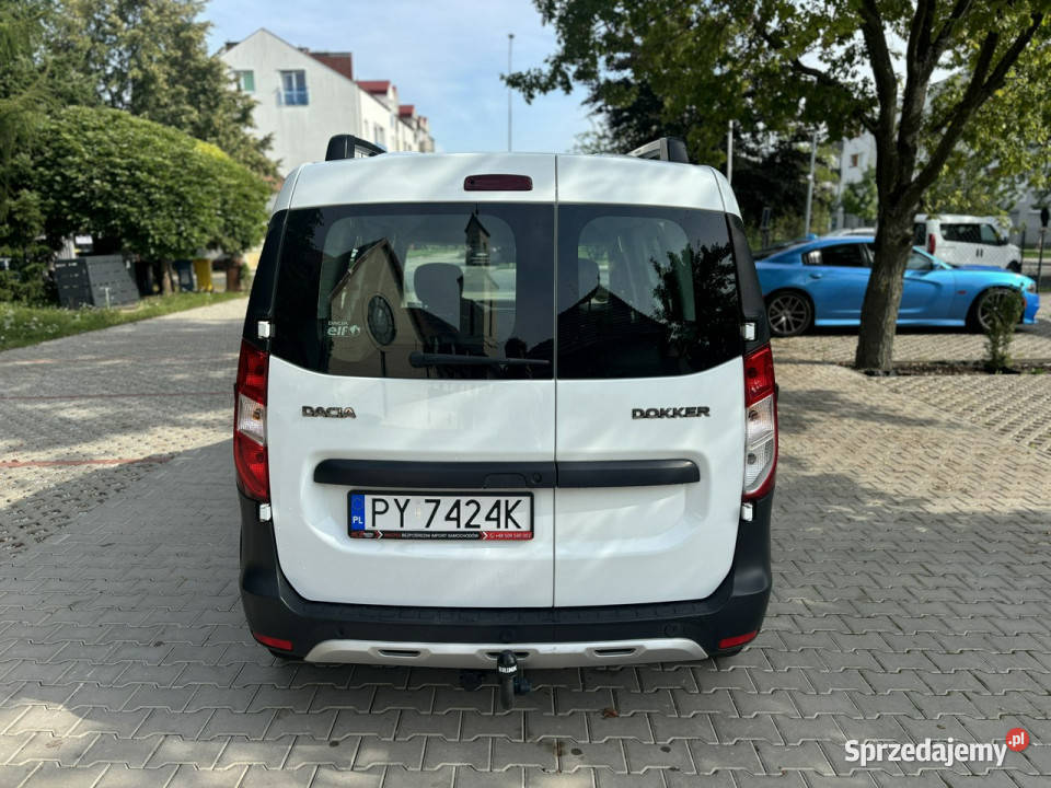 Dacia Dokker Pełna Historia Stepway 175000km wielkopolskie Poznań sprzedam