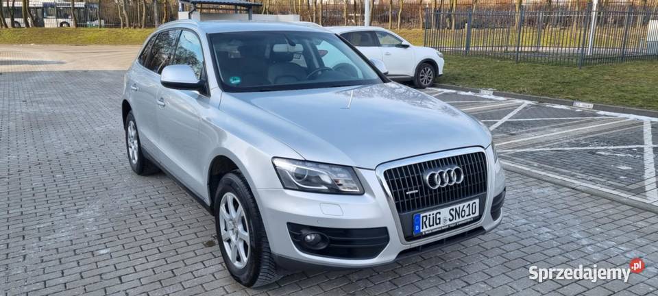 Audi Q5 20Tdi Quatrro Stronic 2012 srebrny Szczecin