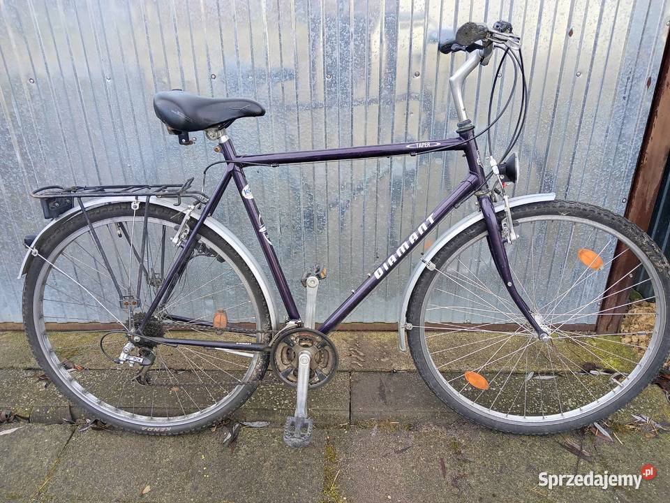 Rower damski męski miejski stalowy koła 28 dolnośląskie Wąsosz