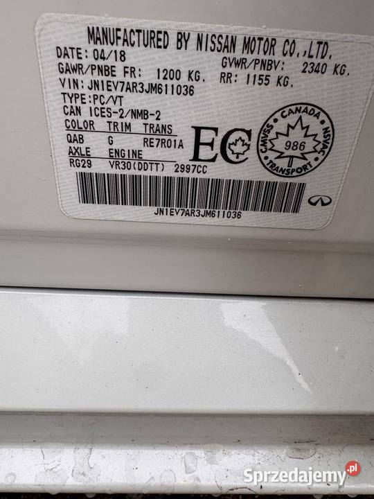 Infinity Q5S 30 4X4 2021 Automat Bogate Wrocław sprzedam