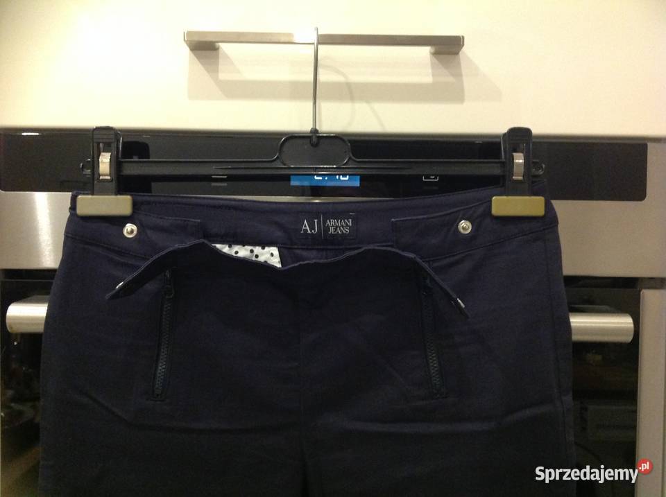 Spodnie Granatowe Damskie ARMANI JEANS SM j nowe Spodnie