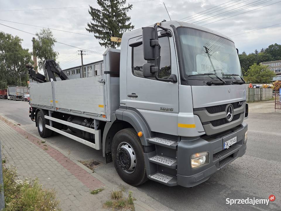 Mercedes AXOR 1826L HDS HIAB 099 Poduszki Klima blokada mostu Łańcut