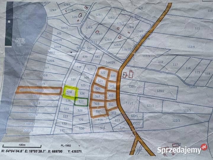 OKAZJA Sprzedam Działkę Działki jeziorem Wielki Wielki Podleś