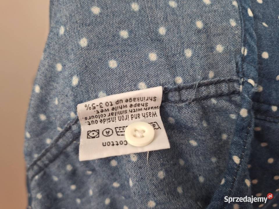 L Bluzka koszulowa kropki Braniewo