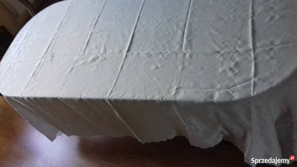 Obrus biały Wyposażenie wnętrz Iława