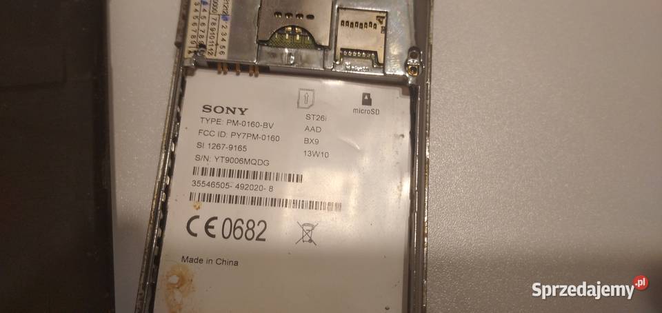 sony st26i st26 smartfon świętokrzyskie Sandomierz