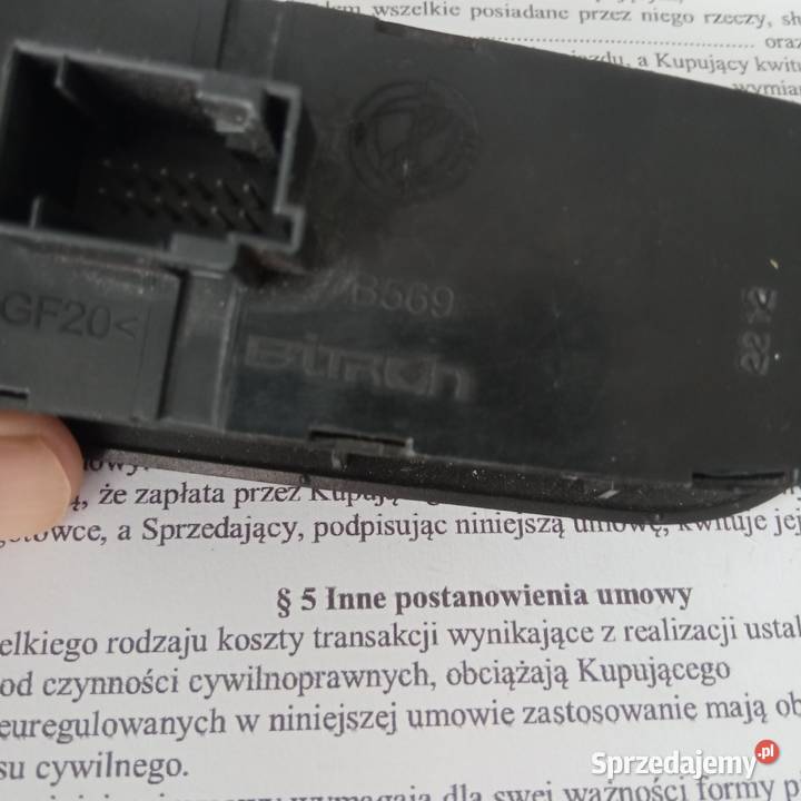 Fiat florino włącznik świateł menu dostawcze Panele sterowania, przełączniki zachodniopomorskie Szczecin