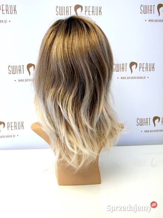 Peruka półdługa z włosów syntetycznych Końskie