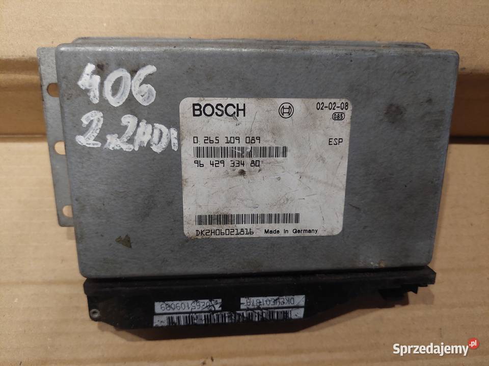 PEUGEOT 406 22 HDI komputer sterownik 0265109089 Kielce sprzedam