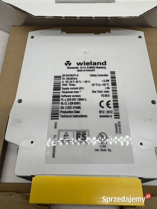 Wieland R119000100 Safety Controller Warszawa