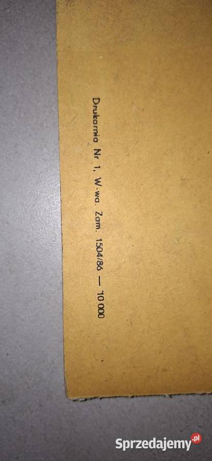 1 wydanie niski nakład 10 WKiTR 1986 Obliczanie wielkopolskie Łęczyca