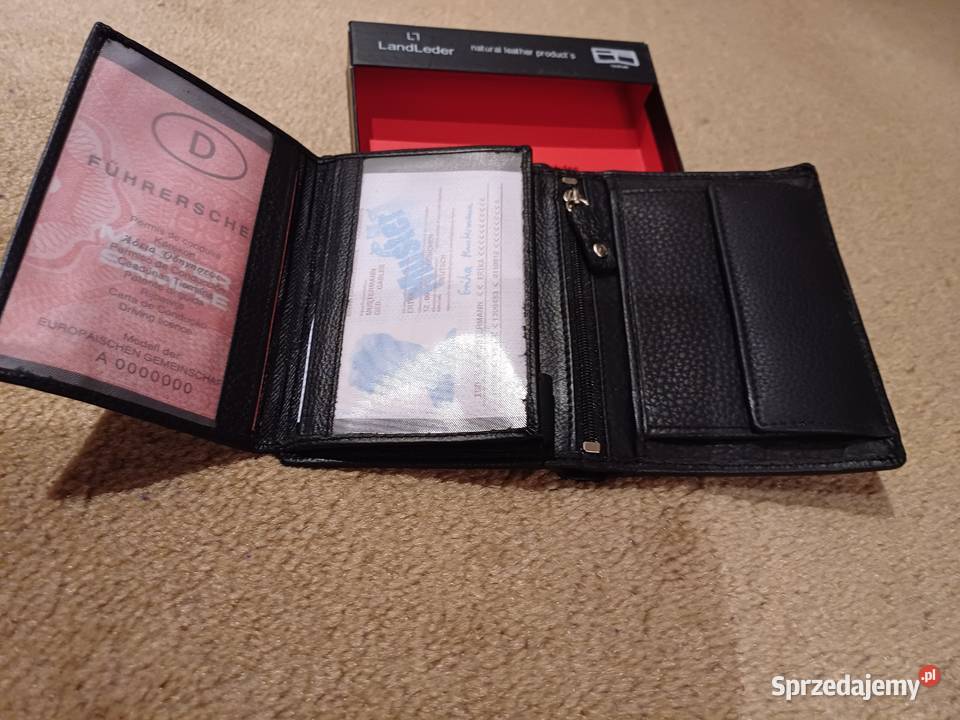 portfel męski skórzany Pruszków