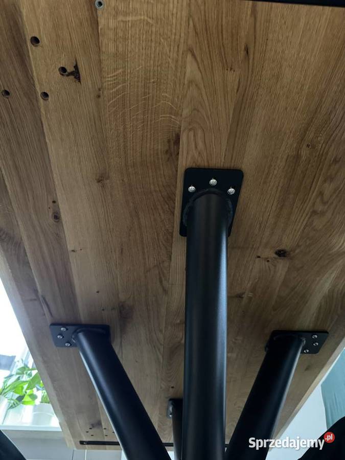 Stół dębowy pająk 90x180230280 wielkopolskie Szamotuły