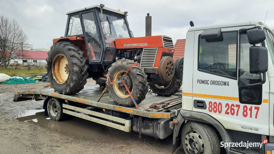 Laweta PRZECZYCA Pomoc Drogowa transport maszyn