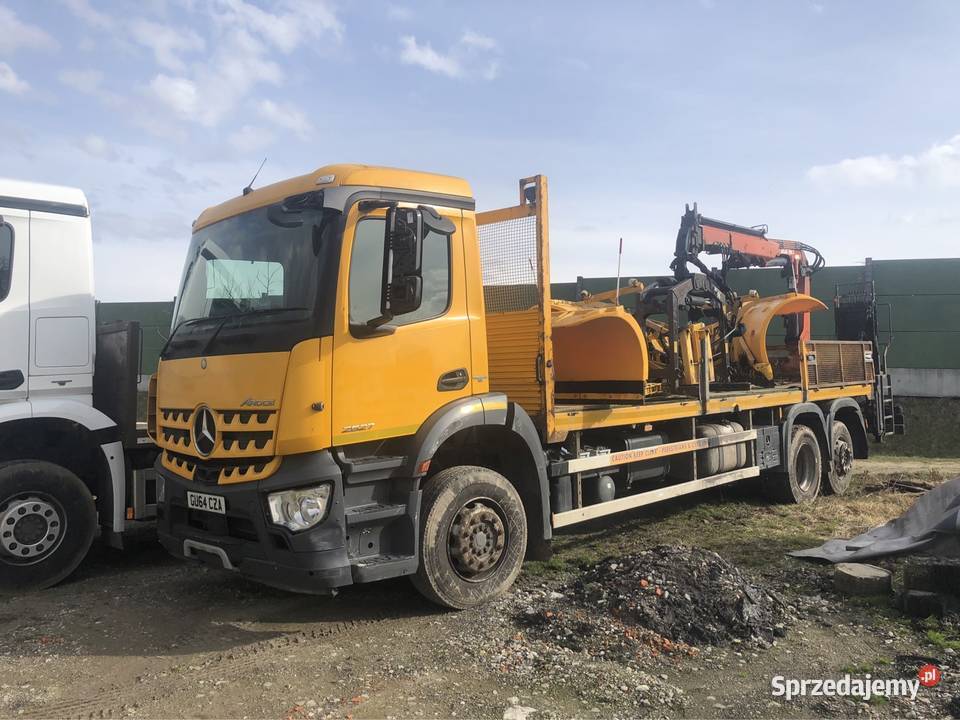 Mercedes arocs 2527 euro6 hds 6x2 2014 atlas podkarpackie Ropczyce
