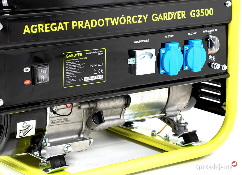 AGREGAT PRĄDOTWÓRCZY GENERATOR PRĄDU JEDNOFAZOWY Opalenica