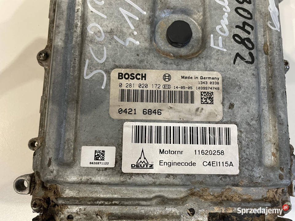 Fendt 900 SCR sterownik moduł silnika ECU wielkopolskie Jastrzębniki