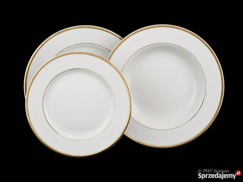 Serwis obiadowy porcelanowy Eos Juno 12 osób Wałbrzych