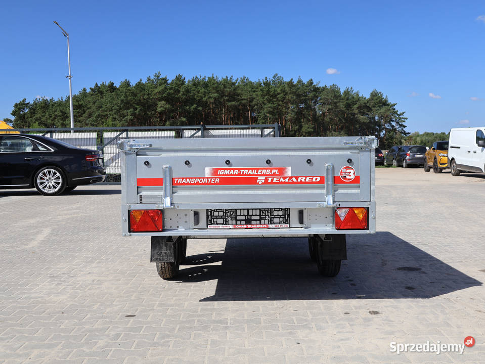 Przyczepka samochodowa TEMARED TRANSPORTER 30152 2 Burtowe i plandeki