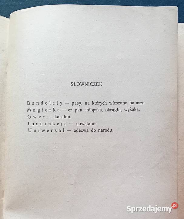 Hanna MortkowiczOlczakowa spotkanie z panem wielkopolskie Koźminek sprzedam