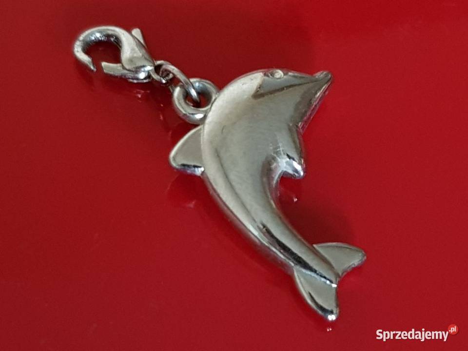 wisiorek zawieszka przywieszka biżuteria delfin Kielce
