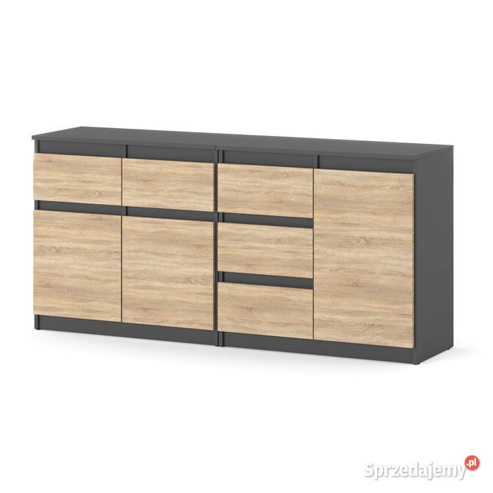 Duża Komoda Szafka 160 5 Szuflad Nowoczesna warmińsko-mazurskie sprzedam