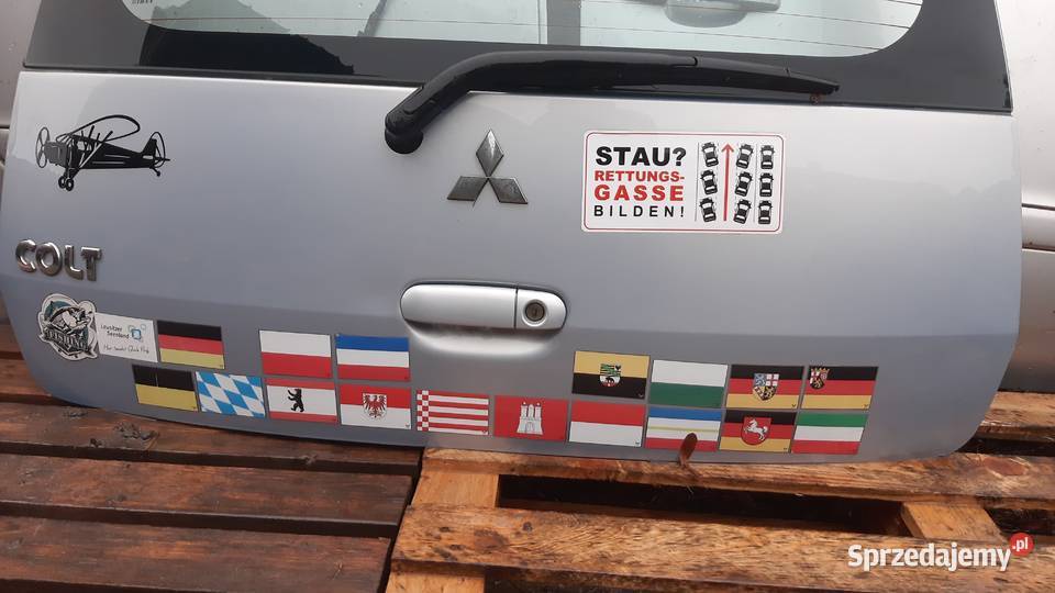 klapa kompletna Mitsubischi Colt Z30 do montażu Dębno