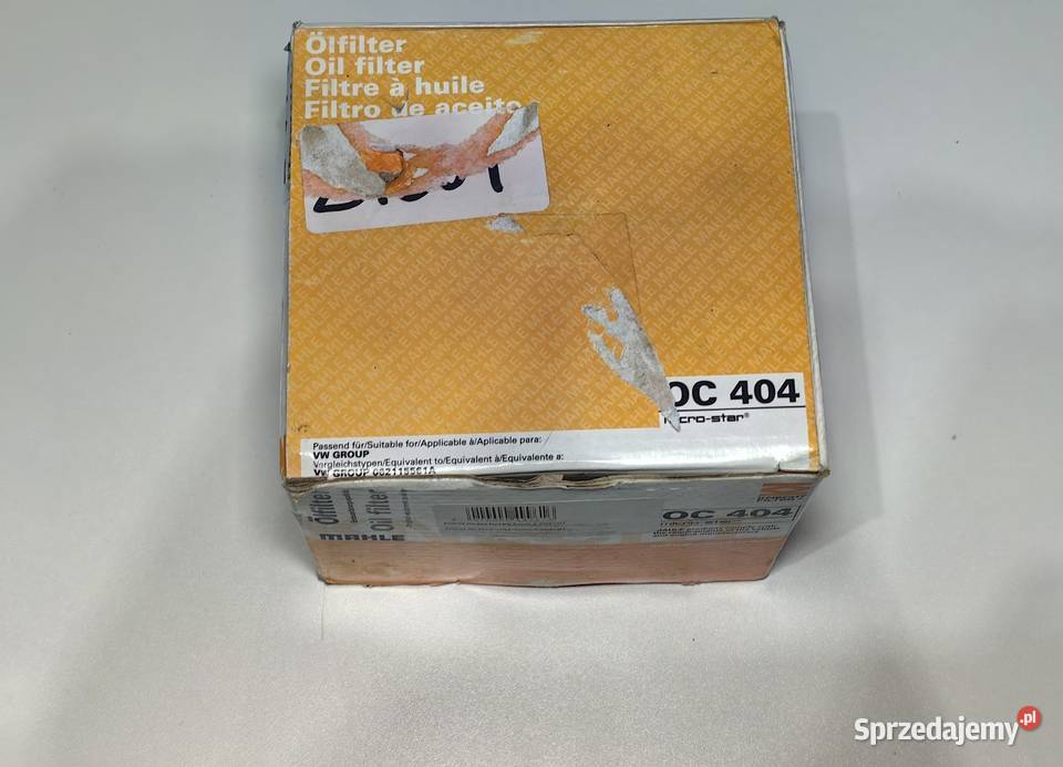 Filtr Oleju U Mahle VW LT 2835 2846 I Volksbis ciężarowe łódzkie Inczew