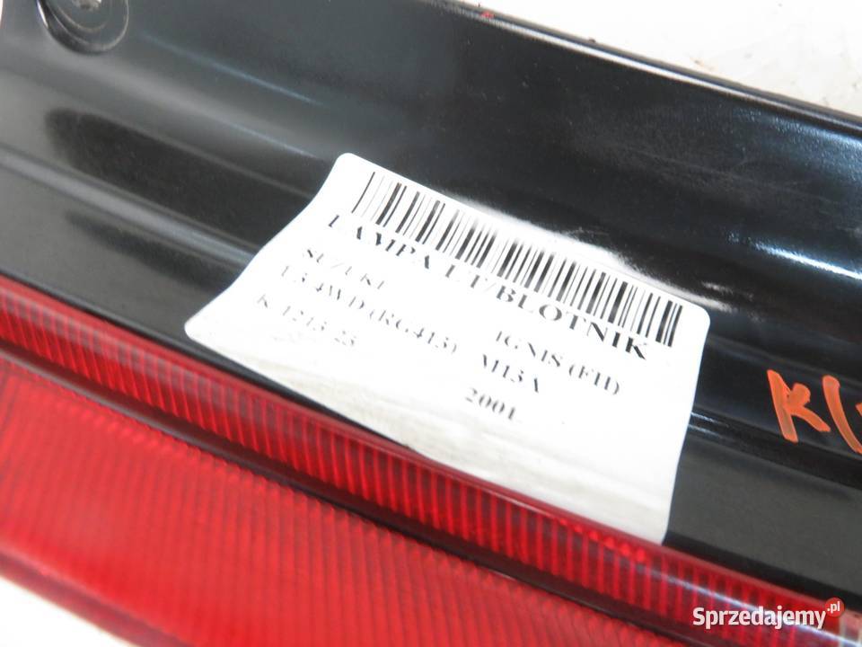LAMPA LEWA TYLNA SUZUKI IGNIS 3565574G0
