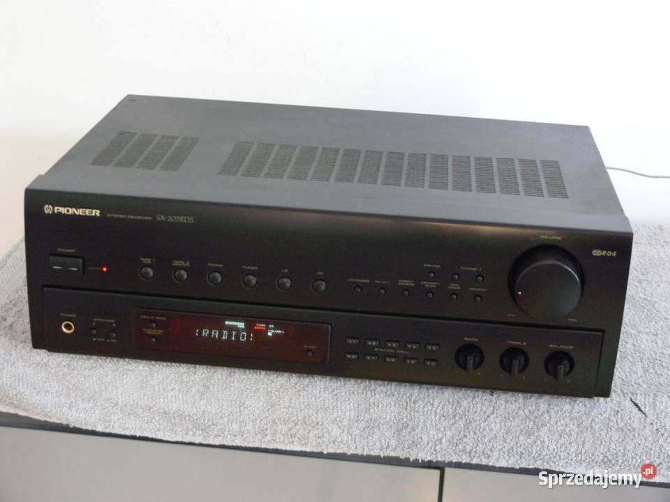Amplituner Pioneer SX203RDS mocny 190 wat Amplitunery